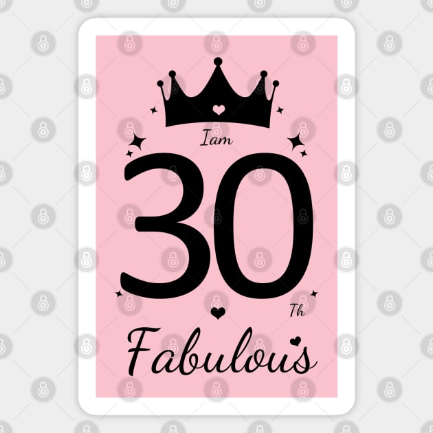 30th birthday Magnet by Circle Project